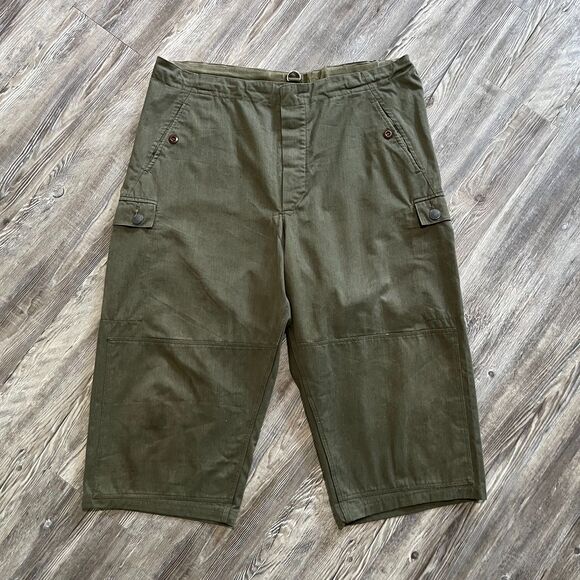 Vintage 1970's East German Dederon Haltig Cargo Shorts